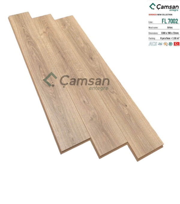 Sàn Gỗ Camsan Serenza FL 7002 12mm