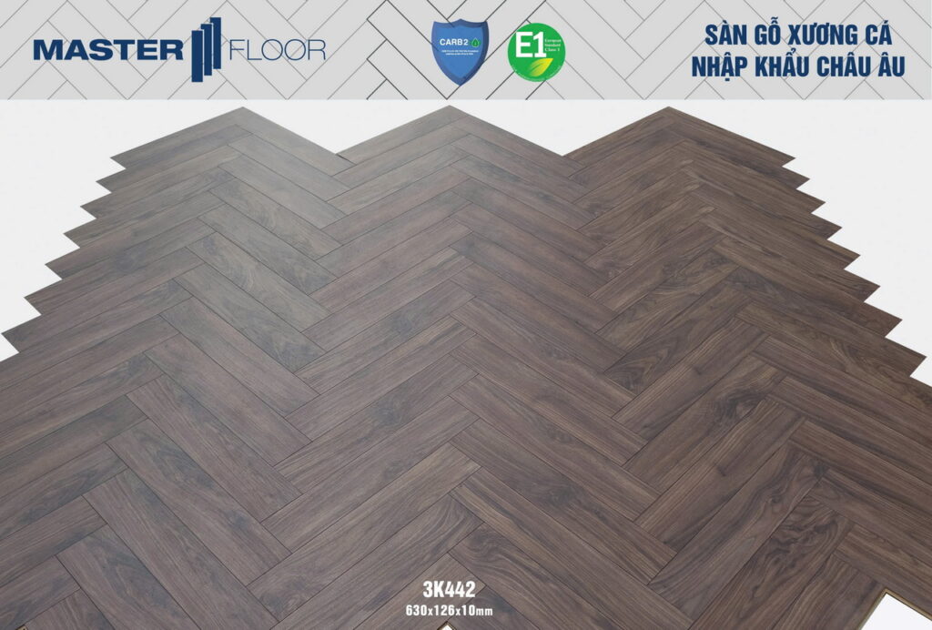 Sàn Gỗ Xương Cá Masterfloor 3K442