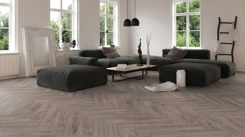 Xu hướng thiết kế nội thất năm 2025 với sàn gỗ xương cá Masterfloor