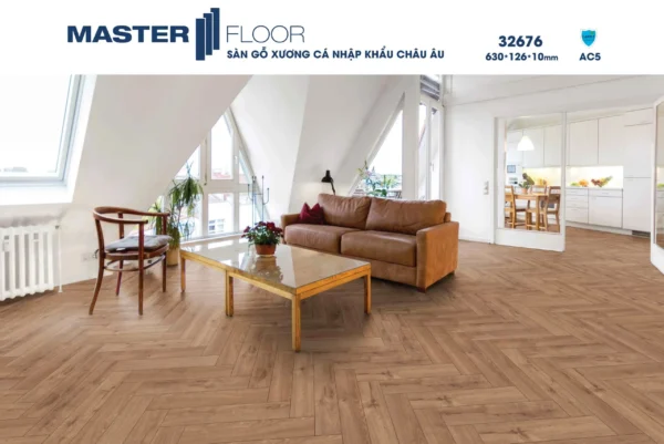 Sàn Gỗ Xương Cá Masterfloor 32676
