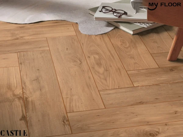 Sàn Gỗ Xương Cá Đức My Castle Herringbone MH1001