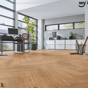 Sàn Gỗ Xương Cá Đức My Castle Herringbone MH1001
