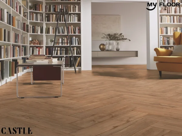 Sàn Gỗ Xương Cá Đức My Castle Herringbone MH1001