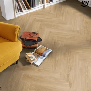 Sàn Gỗ Xương Cá Đức My Castle Herringbone MH1002