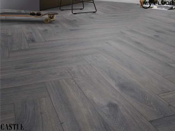Sàn Gỗ Xương Cá Đức My Castle Herringbone MH1003