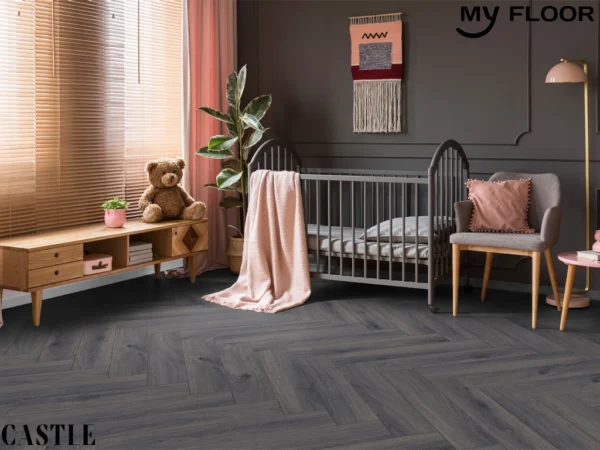 Sàn Gỗ Xương Cá Đức My Castle Herringbone MH1003