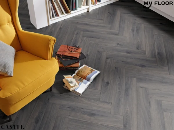 Sàn Gỗ Xương Cá Đức My Castle Herringbone MH1003