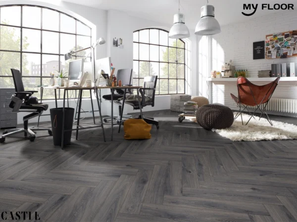 Sàn Gỗ Xương Cá Đức My Castle Herringbone MH1003