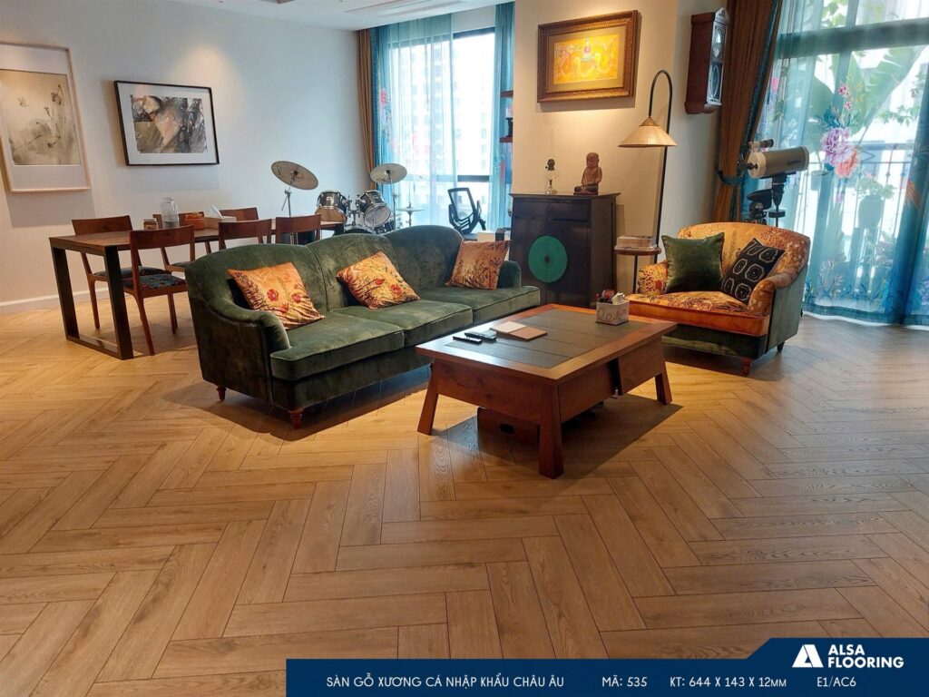 Sàn gỗ xương cá Châu Âu Alsa Alsa 535
